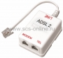 ADSL 2 сплиттер (с проводом)  REXANT