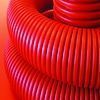 DKC / ДКС 12091250 Труба двустенная гибкая гофрированная для кабельной канализации, без протяжки, цвет красный, в бухте 50 м, внешний диаметр 125 мм (цена за метр)