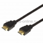 Шнур HDMI - HDMI gold, 0.5М с фильтрами (PE bag) PROCONNECT (Цена за шт., в уп. 10 шт.)