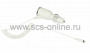 Автозарядка в прикуриватель для iPhone5/5S (АЗУ) шнур спираль белая блистер (Цена за шт.,в уп.10 шт.)