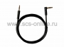 Аудио кабель 3,5 мм штекер-штекер угловой 1М черный REXANT (Цена за шт.,в уп.10 шт.)
