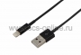 USB кабель для iPhone 5/5S/5C шнур 1М черный (Цена за шт.,в уп.10 шт.)
