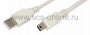 Шнур mini USB (male) - USB-A (male) 0.2M REXANT (Цена за шт., в уп. 10 шт.)