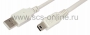 Шнур mini USB (male) - USB-A (male) 3M REXANT (Цена за шт., в уп. 10 шт.)
