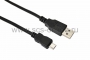 Шнур micro USB (male) - USB-A (male) 3M черный REXANT (Цена за шт., в уп. 10 шт.)