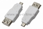 Переходник гнездо USB-A (Female) - штекер Micro USB (Male) (50шт) REXANT