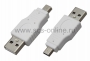 Переходник штекер USB-A (Male) - штекер Mini USB (Male) (50шт) REXANT