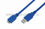 Шнур штекер USB A 3.0- штекер micro USB 3.0, 1,5м REXANT (Цена за шт., в уп. 10 шт.)