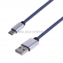 Шнур USB 3.1 type C (male)-USB 2.0 (male) в джинсовой оплетке 1 м REXANT