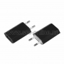 Сетевое зарядное устройство для iPhone USB (СЗУ) (1 000mA) черное (Цена за шт.,в уп.10 шт.)