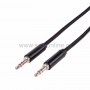Аудио кабель AUX 3,5 мм в тканевой оплетке 3M черный