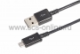 USB кабель microUSB длинный штекер 1М черный REXANT (Цена за шт.,в уп.10 шт.)