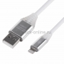 USB-кабель для iPhone 5/6/7/8/X моделей, шнур SOFT TOUCH 1M, белый