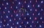 Гирлянда - сеть светодиодная 2,5 х 2,5м, свечение с динамикой, черный провод, красно/синие диоды Neon-Night