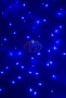 Гирлянда "Светодиодный Дождь" 1,5х1м, свечение с динамикой, прозрачный провод, 220В, диоды синие Neon-Night