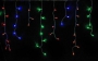 Гирлянда Айсикл (бахрома) светодиодный, 1,8 х 0,5 м, прозрачный провод, 220В, диоды мультиколор Neon-Night