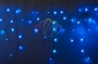 Гирлянда Айсикл (бахрома) светодиодный, 2,4х0,6м, эффект мерцания, белый провод, 220В, диоды синие Neon-Night
