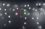 Гирлянда Айсикл (бахрома) светодиодный, 2,4х0,6м, эффект мерцания, белый провод, 220В, диоды белые Neon-Night