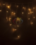 Гирлянда Айсикл (бахрома) светодиодный, 4,8 х 0,6 м, белый провод, 220В, диоды тепло-белые Neon-Night