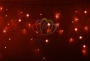 Гирлянда Айсикл (бахрома) светодиодный, 4,8 х 0,6 м, прозрачный провод, 220В, диоды красные Neon-Night