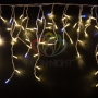 Гирлянда "Айсикл" 4,8х0,6 м, с эффектом мерцания, белый ПВХ, 176LED, цвет: Тёплый белый, 220В Neon-Night