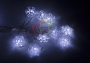Гирлянда светодиодная "Снежинки", 2м, 20 диодов, цвет белый Neon-Night
