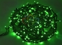 Гирлянда "Твинкл Лайт" 20 м, 240 диодов, цвет зеленый, черный провод "каучук" Neon-Night