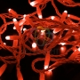 Гирлянда Нить 10м, постоянное свечение, белый ПВХ, 24В, цвет: Красный Neon-Night