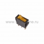 Выключатель клавишный 250V/15А (3с) ON-OFF желтый с подсветкой (RWB-404,SC-791,IRS-101-1C)(Цена за шт.,в уп.10шт.)