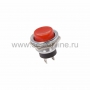 Выключатель-кнопка маталл 220V/2А (2с) ON-OFF D16.2 красная (RWD-306)(Цена за шт.,в уп.10шт.)