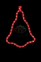 Фигура "Колокольчик" цвет красный, размер 36*30 см Neon-Night