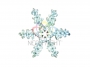 Фигура световая "Снежинка резная" цвет белый, размер  45*38 см Neon-Night