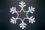 Фигура световая "Снежинка" цвет белый, без контр. размер 55*55см Neon-Night