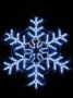 Фигура световая "Снежинка" цвет белый, размер 95*95 см,  мерцающая Neon-Night