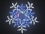 Фигура световая "Снежинка" цвет белая/синяя, размер 60*60 см, с контролером Neon-Night