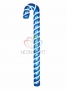 Елочная фигура "Карамельная палочка" 121 см, цвет синий/белый Neon-Night