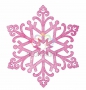 Елочная фигура "Снежинка "Снегурочка", 81 см, цвет фиолетовый Neon-Night