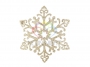 Елочная фигура "Снежинка "Снегурочка", 81 см, цвет золотой Neon-Night