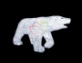 Акриловая светодиодная фигура "Белый медведь" 100х175см, 3872 светодиода, IP 44, понижающий трансформатор в комплекте Neon-Night