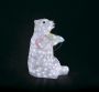 Акриловая светодиодная фигура "Белый медведь" 36х41х53 см, 200 светодиодов, IP44, понижающий трансформатор в комплекте Neon-Night