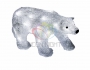Акриловая светодиодная фигура "Медведь" 34,5х12х17 см, 4,5 В, 3 батарейки AA (не входят в комплект), 24 светодиода Neon-Night