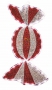 Фигура "Карамель" бархатная, с постоянным свечением, размеры 60*30 см (45 белых светодиодов) Neon-Night