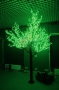Светодиодное дерево "Сакура", высота 1,5м, диаметр кроны 1,8м, зеленые светодиоды, IP 65, понижающий трансформатор в комплекте Neon-Night