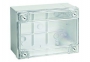 DKC / ДКС 54420i 380х300х120 Коробка ответвительная с гладкими стенками и низкой прозрачной крышкой, IP56, цвет серый RAL 7035