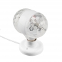 Диско-лампа светодиодная двойная Е27, подставка с цоколем Е27 в комплекте, 230 В