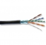 Кабель для сетей Industrial Ethernet, категория 5e, серия DataTuff®, 4x2x24 AWG (0,51 мм) F/UTP, одножильный (solid), (-40°С - + 75°С), PVC, черный (цена за 1 м) (305 м) Belden