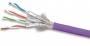 Кабель витая пара TERA®, экранированная S/FTP, категория 7А,1200 MHz, 4 пары (22 AWG), одножильный (solid), LSOH-3 (IEC 60332-3-22), фиолетовый (305 м) Siemon