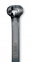 Кабельная стяжка Dom-Top с металлическим зубцом Barb Ty, 203х3.6мм, погодоустойчивый нейлон, цвет черный (100 шт.) PANDUIT