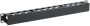 ITK Кабельный органайзер с крышкой 19" 1U, черный
