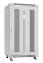 Шкаф телекоммуникационный 19" напольный 22U 600x1000x1166mm (ШхГхВ) передняя и задняя перфорированные двери, ручка с замком, цвет серый (RAL 7035)